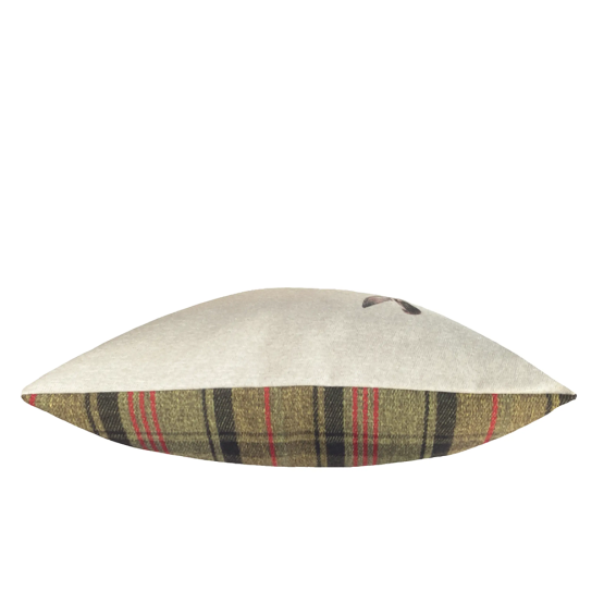 Cottage-Kissen ❤️ Hase. Tartan
