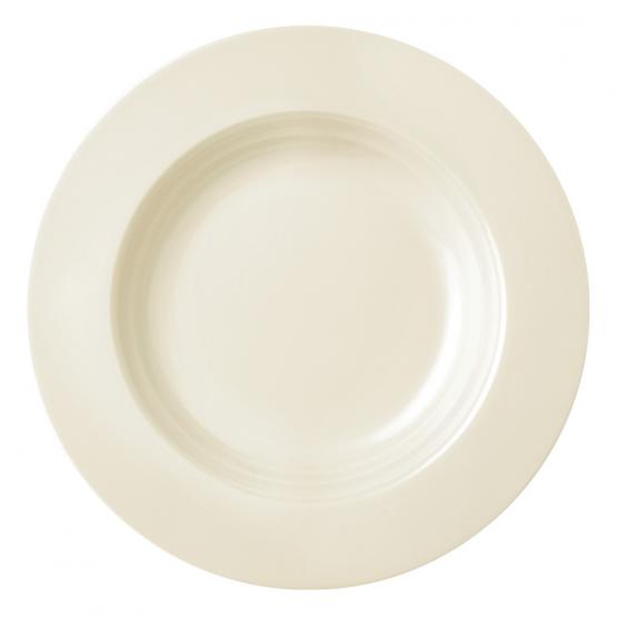 Teller tief "Sofina" Ecru-Porzellan ø 25 cm