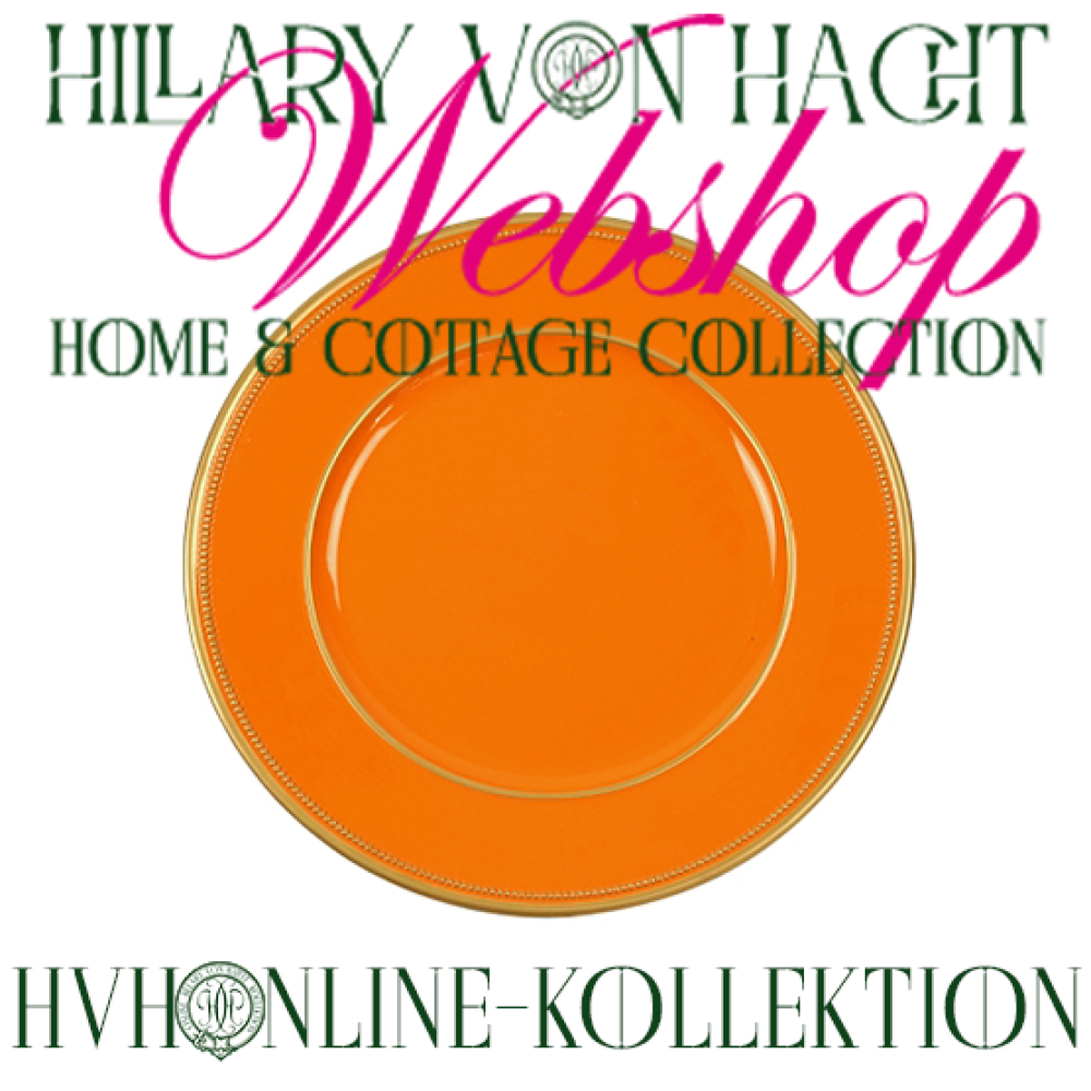 Platzteller 33 cm, Orange