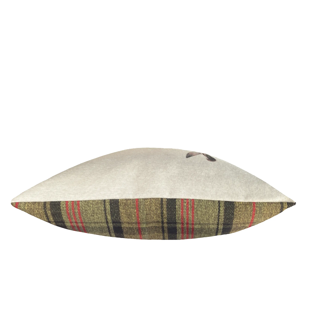 Cottage-Kissen ❤️ Hase. Tartan