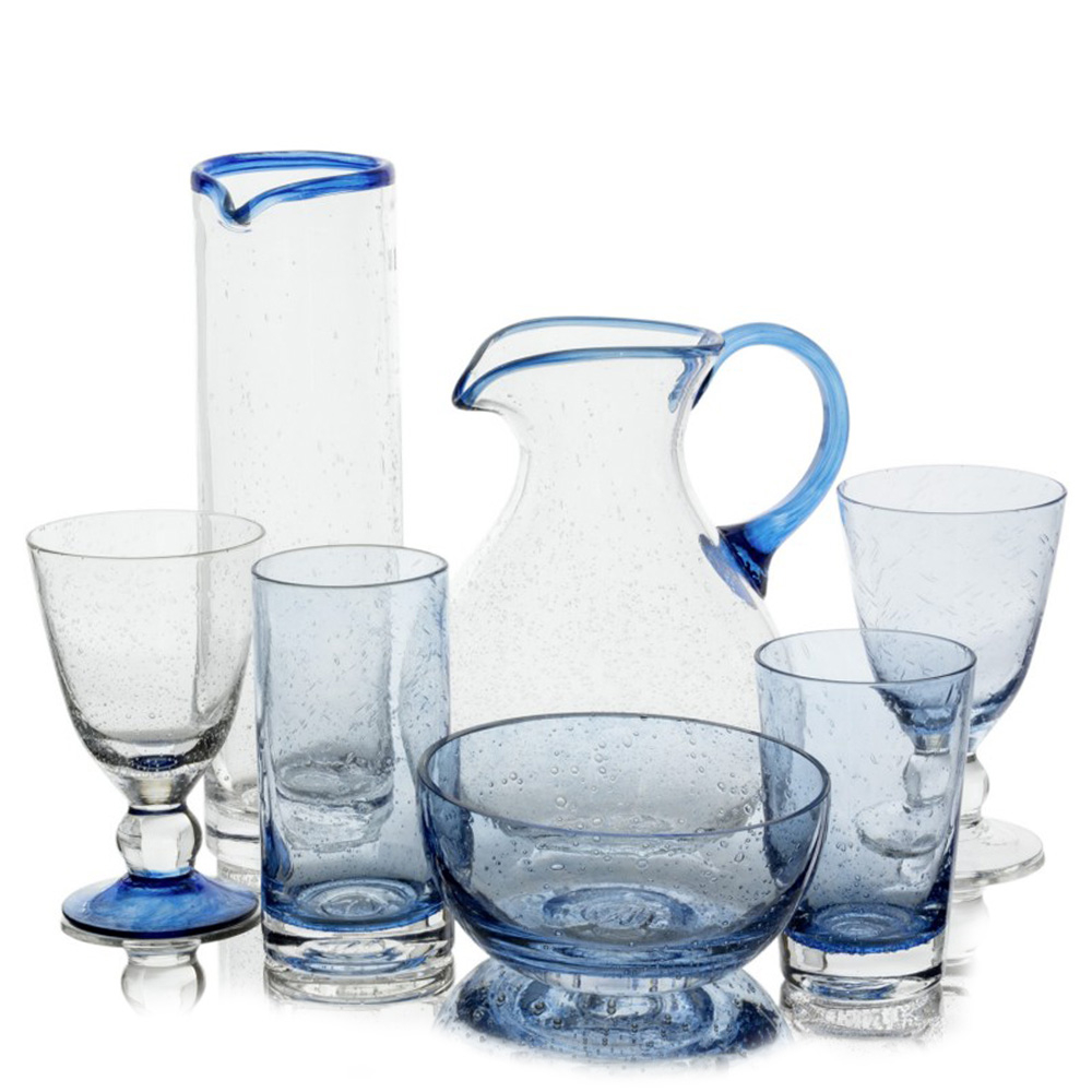 Glass carafe "Elisabeth von Thüringen" Azur