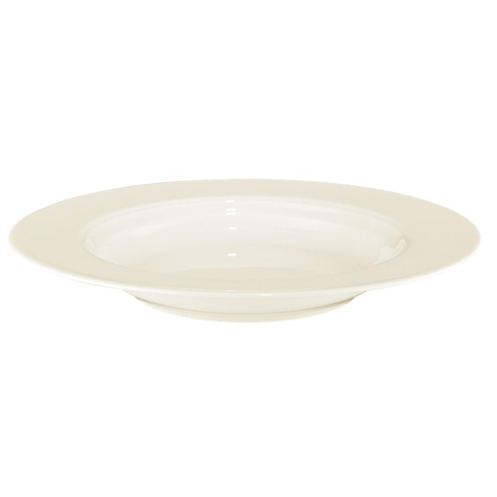 Teller tief "Sofina" Ecru-Porzellan ø 25 cm